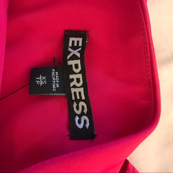 Express Cold Shoulder Fuchsia Camisole, size XS - Picture 3 of 4